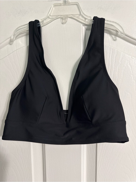 Target Other - Target Black Deep V Swim Bikini Top